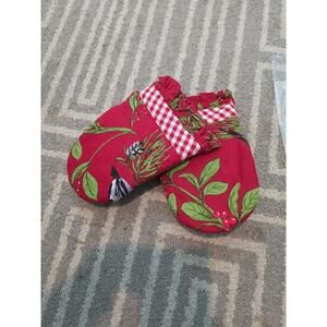 April Cornell Chickadee Patchwork Mini Mittens 2 Pack